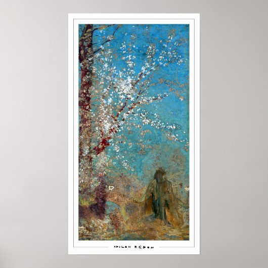 Odilon Redon Zedign Art Poster #587 (Voorkant)