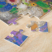 Odilon Redon's abstracte bloemenachtergrond. Legpuzzel (Zijkant)