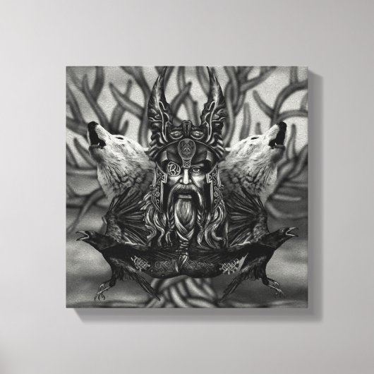 Odin-All-Father Canvas Afdruk (Voorkant)
