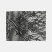 Odin-All-Father Fleece Deken (Voorkant (Horizontaal))