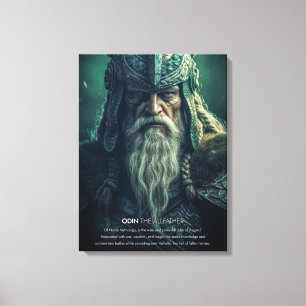 Odin de Allfather Canvas Afdruk
