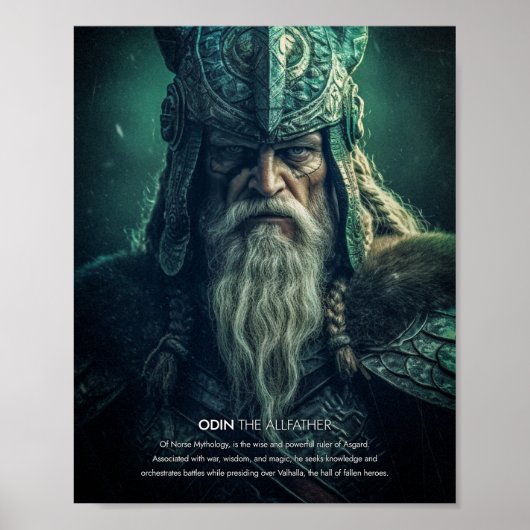Odin de Allfather Poster (Voorkant)