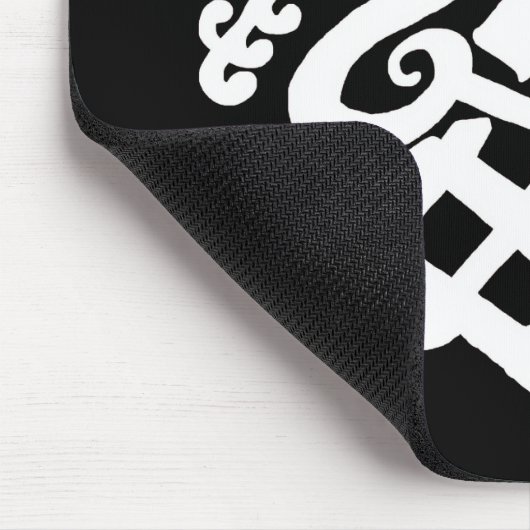 Odin en sleipnir Silhouette Muismat (Hoek)