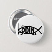 Odin Fish Ronde Button 5,7 Cm (Voorkant /achterkant)
