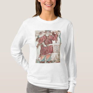 Odin, met zijn twee kraaien, Hugin en Munin T-shirt