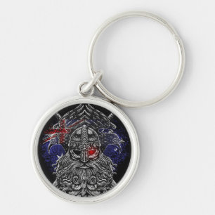 Odin raven zwaarden Viking mythologie Australië vl Sleutelhanger