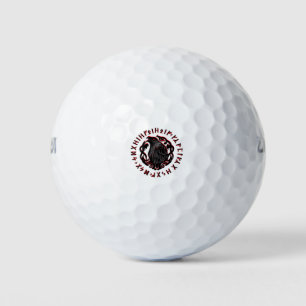 Odin Ravens Huginn & Muninn VEGVISIR Golfballen