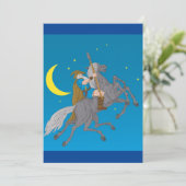 Odin Riding Sleipnir Noorse mythologie Viking God Kaart (Staand voorkant)