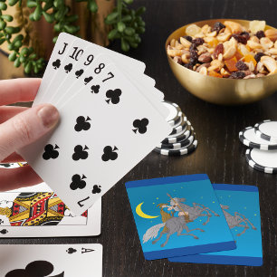 Odin rijdt op Sleipnir Noorse mythologie Viking go Pokerkaarten