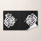 Odin sur la silhouette de Sleipnir (Serviette à main)