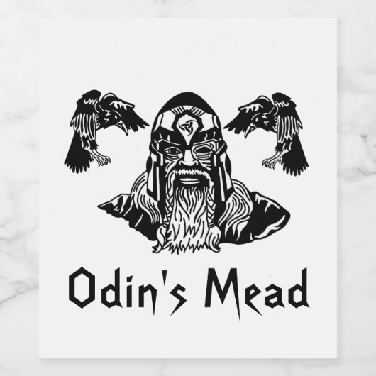 Odin's Mead Wijn Etiket (Enkel label)