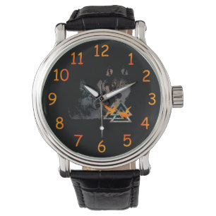 Odin's Wolven en Ravens Watch Horloge