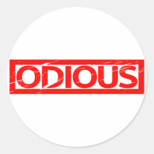 Odious Stamp Ronde Sticker