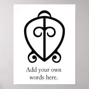 Odo Nnyew Fie Kwan   Macht liefdessymbool Poster