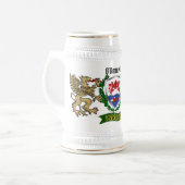 O'Donnelly/Donnelly Irish Shield Beer Stein Bierpul (Voorkant links)