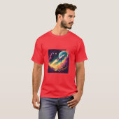 "Odyssée galactique : T-shirt défiant la gravité (Devant entier)