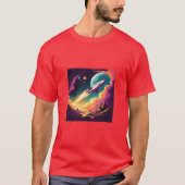 "Odyssée galactique : T-shirt défiant la gravité (Devant)