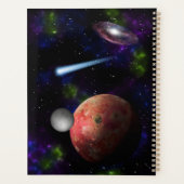 Odyssée spatiale futuriste, vaisseau spatial perso (Dos)