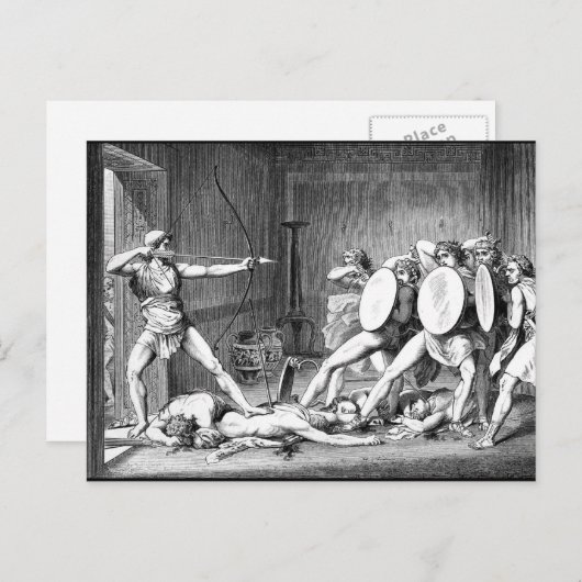 Odysseus Briefkaart (Voorkant / Achterkant)