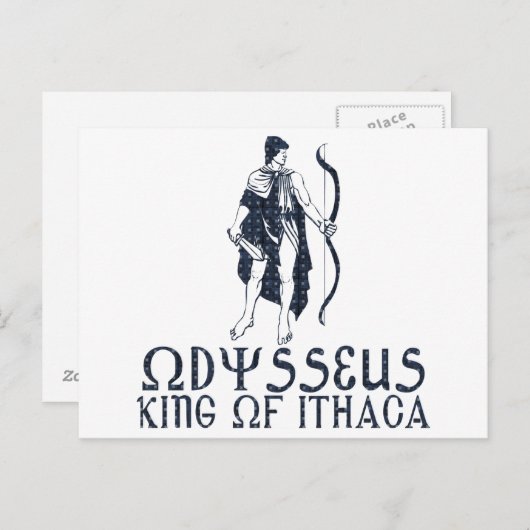 Odysseus Briefkaart (Voorkant / Achterkant)