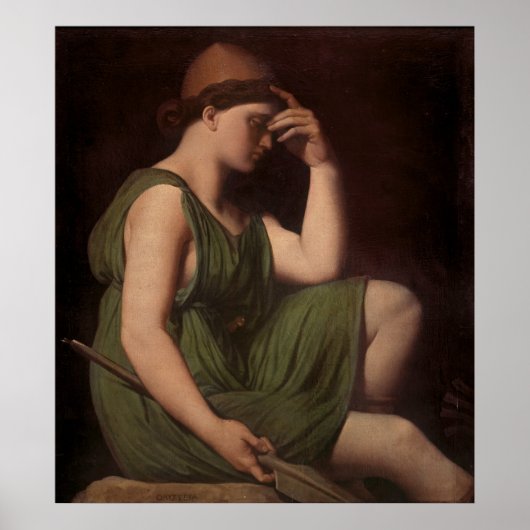 Odysseus, onderzoek naar de Apotheose van Homer Poster (Voorkant)