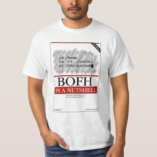 O'Echt - BOFH in een Nutshell T-shirt (Voorkant)