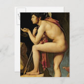 Oedipus en de Sphinx, 1808 Briefkaart (Voorkant / Achterkant)