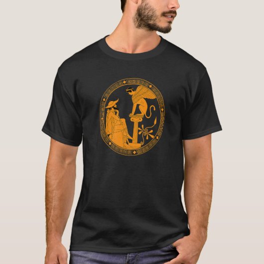 Oedipus en Sphinx T-shirt (Voorkant)