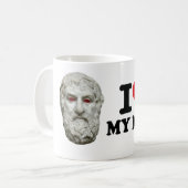 Oedipus "J'aime ma mère" Mug (Devant gauche)