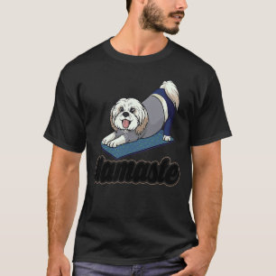Oefen Yoga Shih Tzu Laten we mannen vrouwen kinder T-shirt
