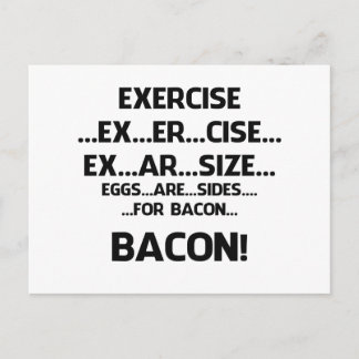 Oefening. .BACON Briefkaart