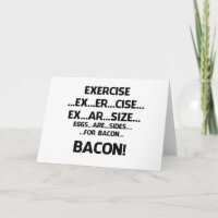 Oefening. .BACON