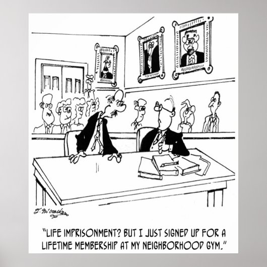 Oefening Cartoon 5311 Poster (Voorkant)