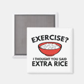 Oefening? Extra rijst Magneet (Voorkant / Achterkant)