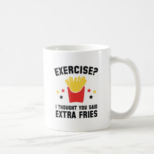 Oefening? Ik dacht dat je extra feeën zei Koffiemok