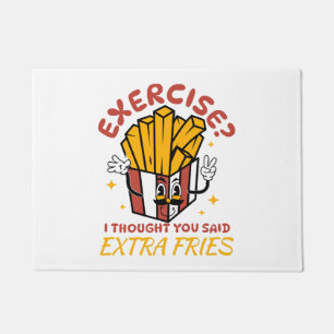 Oefening Ik Dacht Dat Je Extra Friet Zei Deurmat