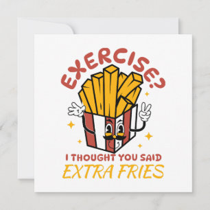 Oefening Ik Dacht Dat Je Extra Frieten Zei