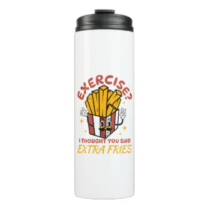 Oefening Ik Dacht Dat Je Extra Frietjes Zei Thermosbeker