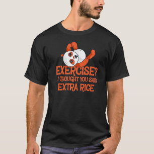 Oefening Ik dacht dat je zei extra rijst panda lie T-shirt