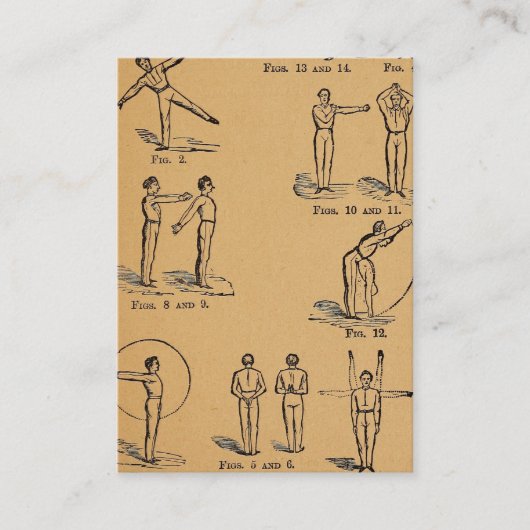  oefeningen Gym Personal Trainer Visitekaartje (Voorkant)