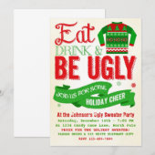 Oeganda kerstfeestelijke feestdag met Sweater Part Kaart (Voorkant / Achterkant)