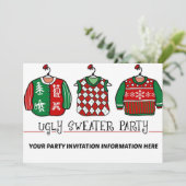 Oeganda kerstfeestelijke uitnodiging (Staand voorkant)