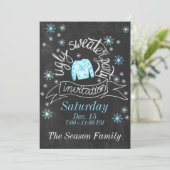 Oeganda kerstfeestelijke uitnodiging (Staand voorkant)