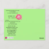 Oeganda kerstfeestelijke uitnodiging (Achterkant)