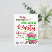 Oeganda kerstfeestelijke uitnodiging (Staand voorkant)