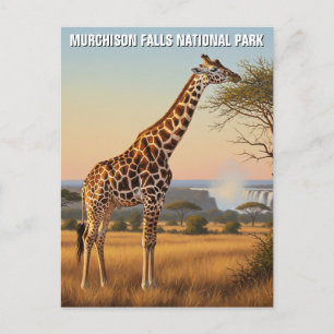 Oeganda Murchison Herfsten National Park Reizen Briefkaart
