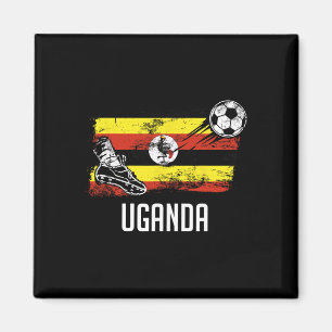 Oeganda Vlag Jersey Oegandese voetbalploeg Oegande Magneet