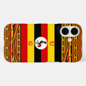 Oeganda's hartslag: een symfonie van symboolkleure Case-Mate iPhone case (Achterkant (horizontaal))