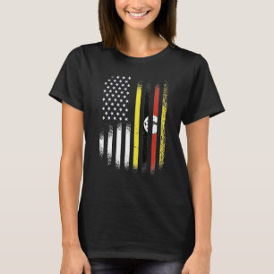 Oegandese Amerikaanse Erfgoedmaand Oeganda Patriot T-shirt