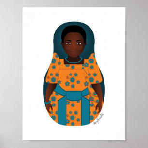 Oegandese Matryoshka Poster
